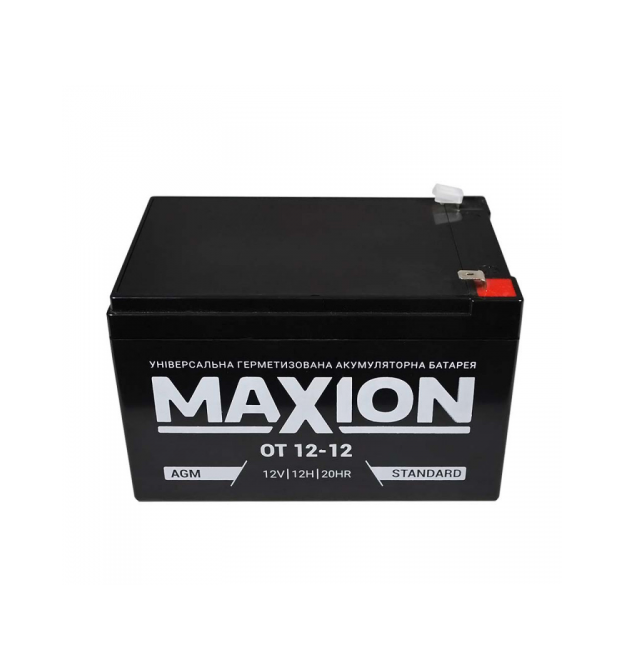 Акумуляторна батарея MAXION AGM OT 12-12 12V 12Ah (151 х 98 х 100), Q4