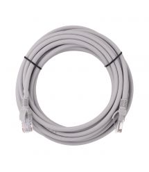 2E Патч-корд САТ 6, UTP, 5м, 26AWG, RJ45, 7/0.16, Cu, LSZH, сірий