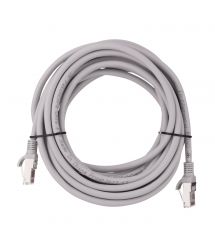 Патч-корд 2E САТ 6, FTP, 5м, 26AWG, RJ45, 7/0.16, Cu, LSZH, сірий