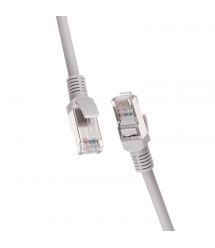 Патч-корд 2E САТ 6, FTP, 5м, 26AWG, RJ45, 7/0.16, Cu, LSZH, сірий