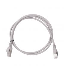 Патч-корд 2E САТ 5e, FTP, 0.50м, 26AWG, RJ45, 7/0.16, Cu, LSZH, сірий