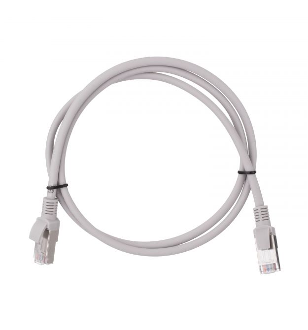 Патч-корд 2E САТ 5e, FTP, 0.50м, 26AWG, RJ45, 7/0.16, Cu, LSZH, серый