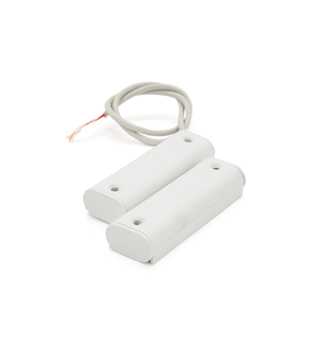 Магнітоконтактний Датчик накладний ЕСМК-7ЕП пластик,великий в проти.удар.корпусі 73х24x15мм білий ціна за 1шт