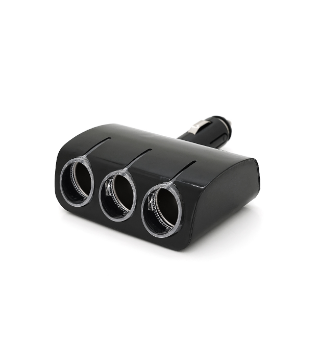 АЗУ розгалужувач Olesson 1520, 12V-3*12V, Black, Blister