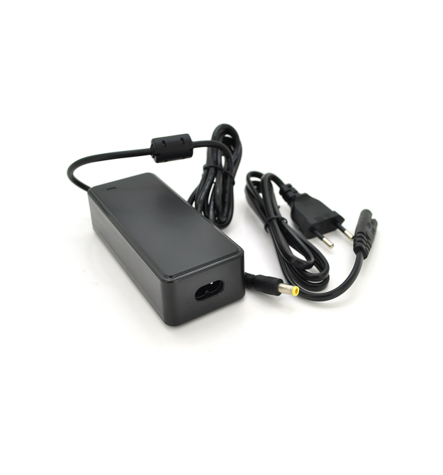 Імпульсний адаптер живлення GOJUSIN 12В 4А (48Вт) штекер 5.5 - 2.5 + кабель живлення, довжина 1,20 м, Q100