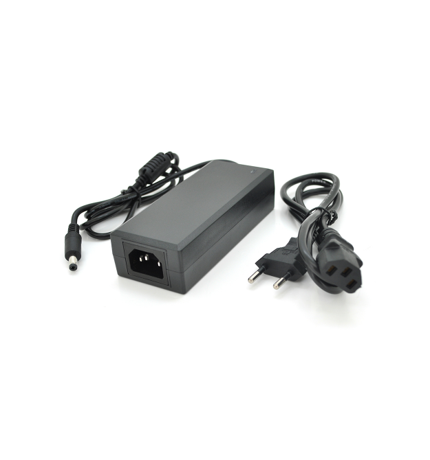 Імпульсний адаптер живлення YM-2430+ 24В 3А (72Вт) штекер 5,5 - 2,5+ кабель живлення, довжина 1,10м, Box