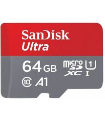 SanDisk Карта пам'яті microSD 64GB C10 UHS-I R100MB/s Ultra + SD