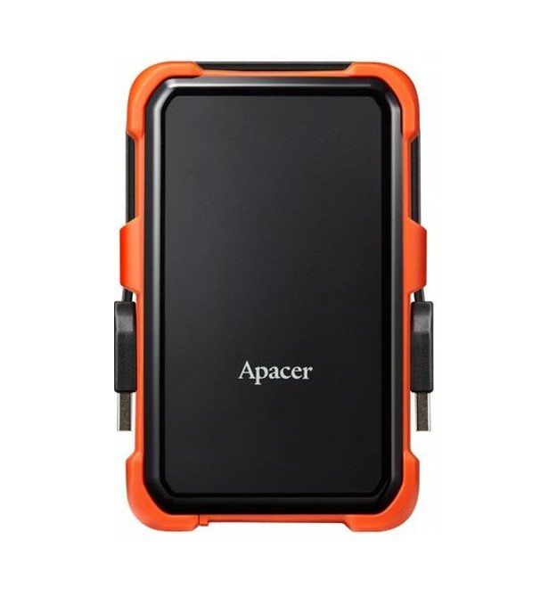 Портативний жорсткий диск Apacer AC630 2TB USB 3.1 AC630 IP55 Black/Orange