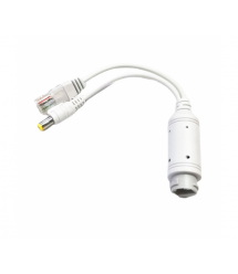 POE спліттер 48V-12V, RJ45 (10 - 100Мбіт) + POE 48V, White