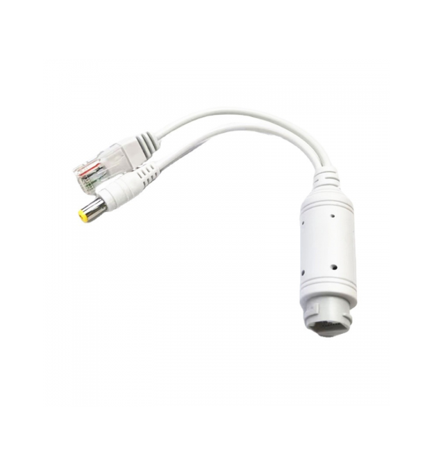 POE спліттер 48V-12V, RJ45 (10 - 100Мбіт) + POE 48V, White