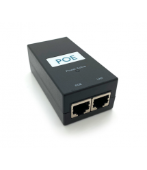 POE інжектор 12V 2A (24Вт) з портами Ethernet 10 - 100 Мбіт - с + кабель живлення 1,0м