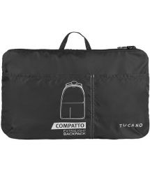 Tucano Рюкзак раскладной Compatto Eco XL, чёрный