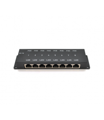 8-портовий POE-інжектор живлення, з 8xRJ45 портами Ethernet 10 - 100Мбіт - с, IEEE802.3af - at, 12-57V, PIN45 + - 78-