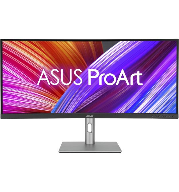 ASUS Монитор 34.1" ProArt PA34VCNV 2xHDMI, 2xDP, USB-C, 2xUSB, RJ45, MM, IPS, 3440x1440, 21:9, sRGB 100%, CURVED, Adaptiv