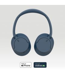 Sony Наушники Over-ear WH-CH720N BT 5.2, ANC, SBC, AAC, Wireless, Mic, Синий