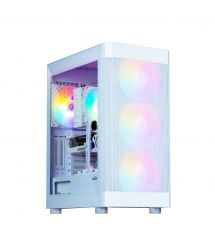 Zalman Корпус I4 TG без БП 2xUSB3.0, 1xUSB2.0 4x140мм RGB VGA 320мм LCS ready TG Side Panel ATX белый