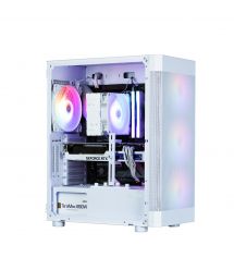 Zalman Корпус I4 TG без БП 2xUSB3.0, 1xUSB2.0 4x140мм RGB VGA 320мм LCS ready TG Side Panel ATX белый