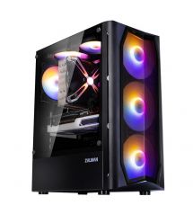 Корпус Zalman N4 REV.1, с БП ZM700-TXII, MidT, 1xUSB2.0, 2xUSB3.0, 3x140мм, 3x120мм RGB, стекло (боковая панель), черный