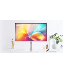 Монітор MSI 23.8" Modern MD2412PW HDMI, USB-C, MM, IPS, 100Hz, 4ms, sRGB 114%, Pivot, білий