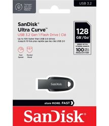 Накопитель SanDisk 64GB USB 3.2 Ultra Curve Black