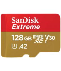 Карта памяти SanDisk 128GB microSDXC C10 UHS-I U3 R190/W90MB/s Extreme V30