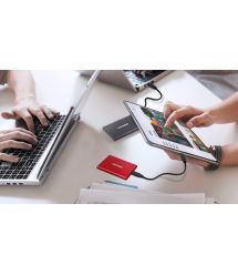 SSD накопичувач Samsung 2.5" USB 1.0TB T7 Titan Gray (MU-PC1T0T/WW)