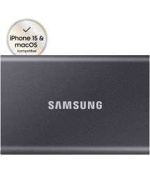 SSD накопитель Samsung 2.5" USB 1.0TB T7 Titan Gray (MU-PC1T0T/WW)