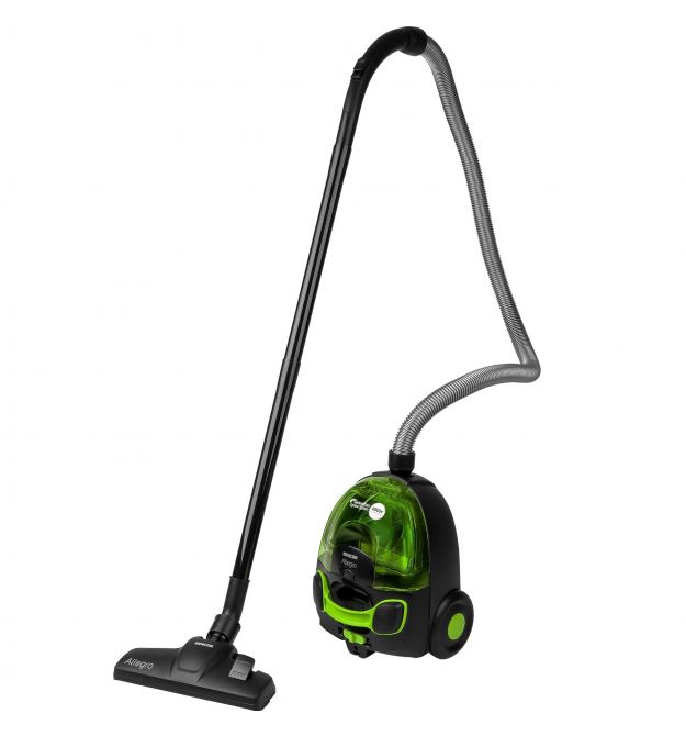 Пилосос контейнерний Sencor Allegro, 890Вт, конт пил -1,5л, НЕРА, чорно-зелений