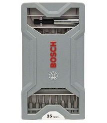 Bosch Набор бит Mini X-Line Extra Hard, с универсальным магнитным держателем, 25 шт.
