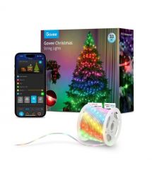 Govee Гирлянда Smart LED H70C1 Christmas Light RGB, IP65, 10м, кабель прозрачный