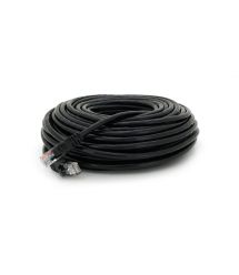 Патч-корд литий RITAR, UTP, RJ45, Cat.6, 25m, чорний, Cu (мідь)