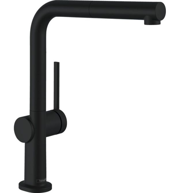 Змішувач для кухні Hansgrohe Talis M54, довж.виливу - 215мм, витяжний, важіль, KM270sBox, матовий чорний