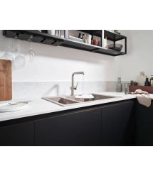 Змішувач для кухні Hansgrohe Talis M54, довж.виливу - 215мм, витяжний, важіль, KM270sBox, матовий чорний