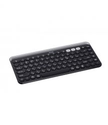 2E Клавиатура мембранная KS250 84key, WL/BT, EN/UK, чёрно-серый