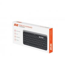 2E Клавиатура мембранная KS250 84key, WL/BT, EN/UK, чёрно-серый