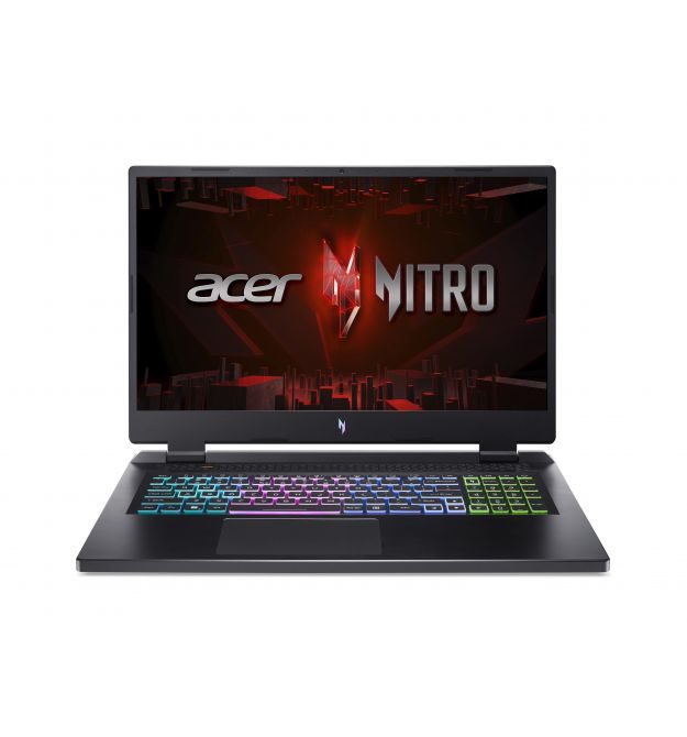 Acer Ноутбук Nitro 17 AN17-71 17.3" FHD IPS, Intel i5-13500HX, 16GB, F512FB, NVD4050-6, Lin, черный