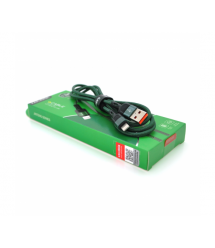 Кабель iKAKU KSC-458 JINTENG aluminum alloy fast charging data cable for iphone, Green, довжина 1.2м, BOX