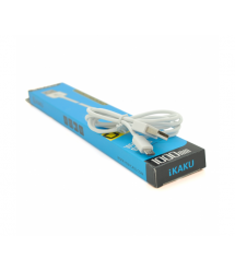 Кабель iKAKU XUANFENG charging data cable for micro, White, довжина 1м, 2,1А, BOX