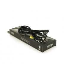 Кабель iKAKU KSC-028 JINDIAN charging data cable for micro, Black, довжина 1м, 2.4A, BOX