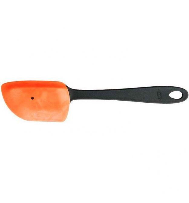 Fiskars Лопатка кухонная Essential, 27см, пластик, силикон, черный