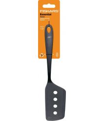 Fiskars Лопатка кухонна Essential, 28см, пластик, чорний