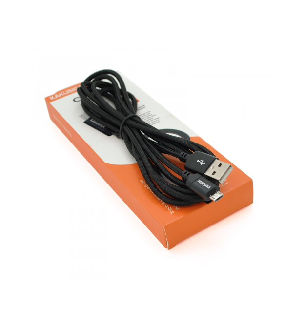Кабель iKAKU KSC-698 XIANGSU Smart fast charging data cable for micro, Black, довжина 2м, BOX