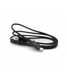 Кабель USB 2.0 (AM - Miсro 5 pin) 1,0 м, чорний, ОЕМ, Q250