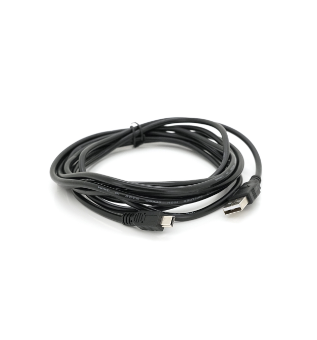 Кабель USB 2.0 (AM - Mini 5 pin) 3,0м, чорний