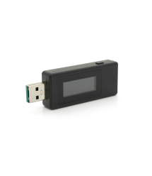 USB тестер Keweisi KWS-V30 напряжения (3-8V) и тока (0-3A), Black