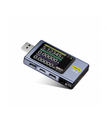 USB тестер Fnirsi FNB58 напруги (4-28V) та струму (0-7A), Bluetooth, Box