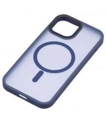 2E Чохол Basic для Apple iPhone 15, Soft Touch MagSafe Cover, Dark Blue