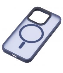 2E Чохол Basic для Apple iPhone 15 Ultra, Soft Touch MagSafe Cover, Dark Blue