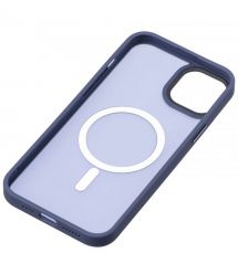 2E Чехол Basic для Apple iPhone 15 Plus, Soft Touch MagSafe Cover, Dark Blue