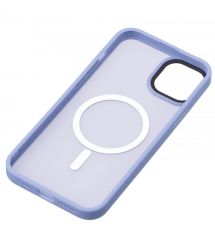 2E Чехол Basic для Apple iPhone 15 Plus, Soft Touch MagSafe Cover, Light Blue